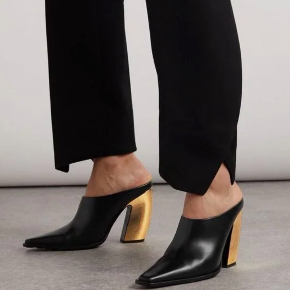 BOTTEGA VENETA Tex leather mules